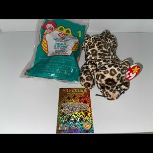 AUTHENTIC, Ty beanie baby - Freckles! W/McDonald’s Ty beanie baby